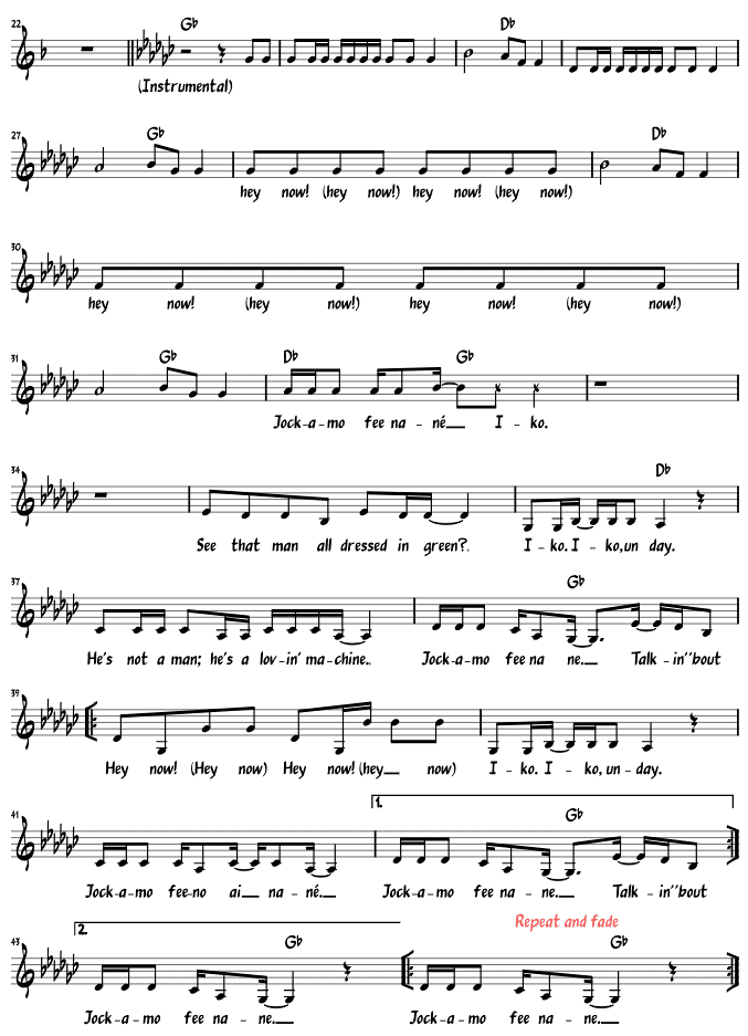 Sheet Music